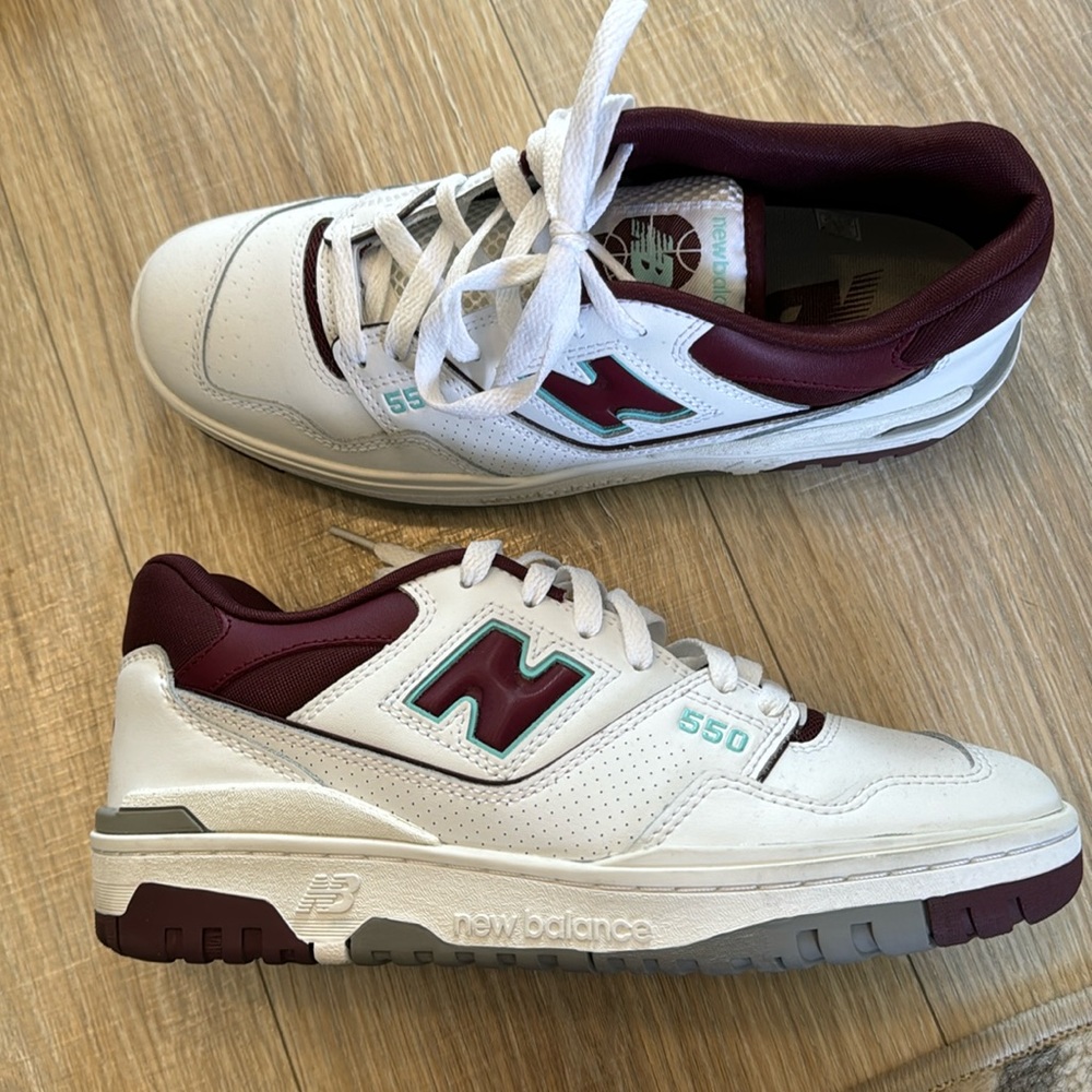 New balance 550 Burgundy/cyan